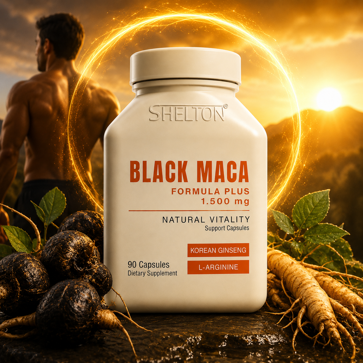 MACA NEGRA FORMULA PLUS 1500MG | Envío Gratis RD – NatBien.