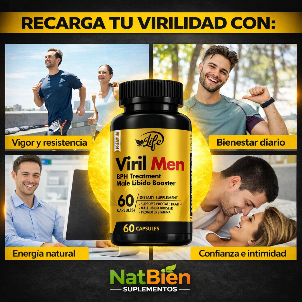 Viril Men | Suplemento Natural | Envío Gratis RD – NatBien.