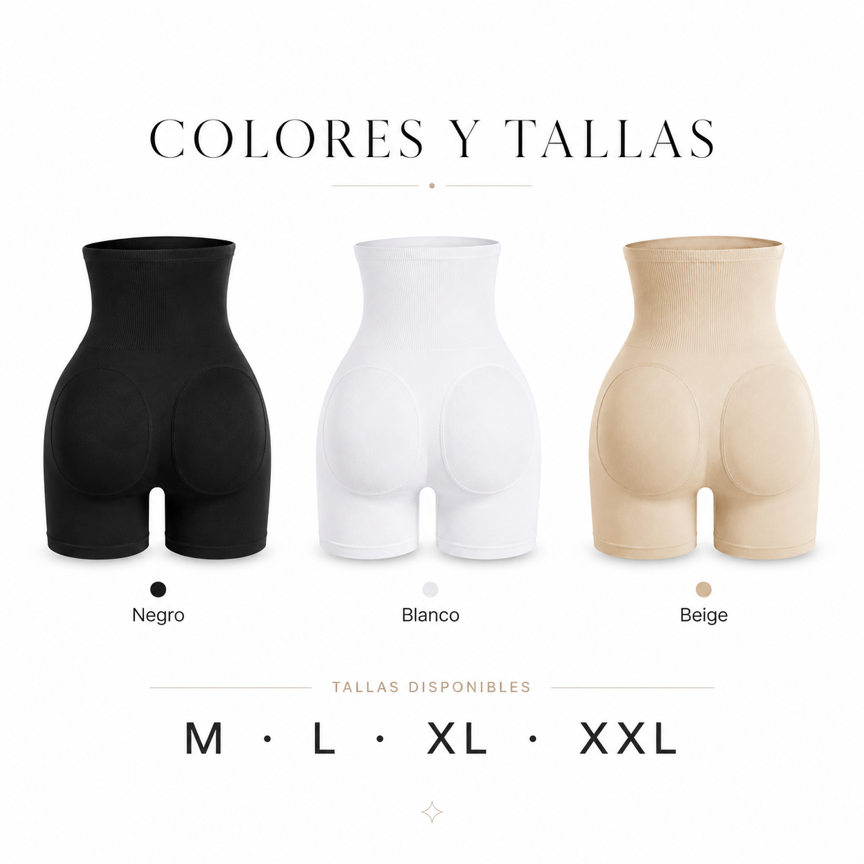 Panty Levanta Cola de Cintura Alta para Mujer | NatBien
